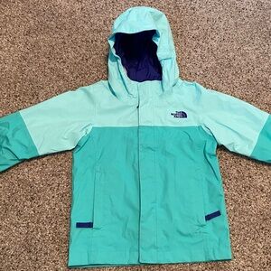 The North Face Kids Jacket - Aqua and Purple